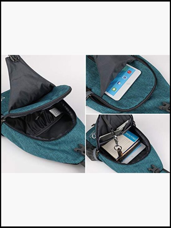Crossbody Sling Backpack Travel Hiking Chest Daypack main image 4